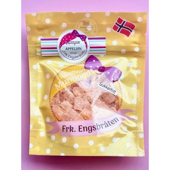 Sukkerfri Appelsin drops