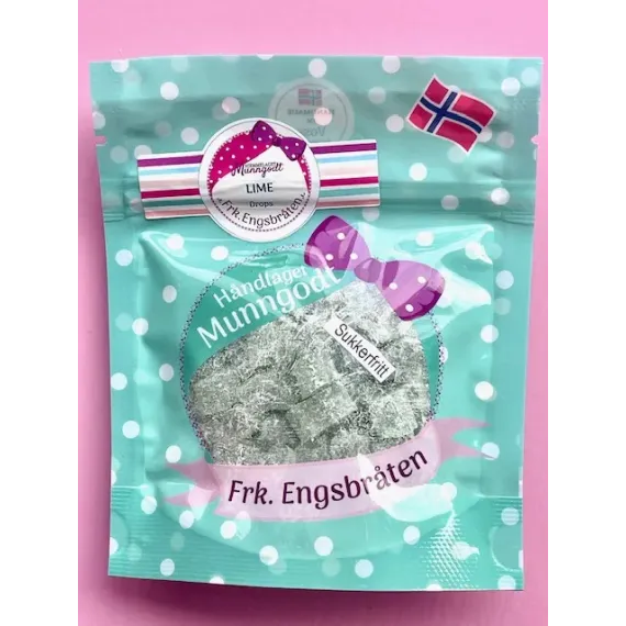 Sukkerfri Lime drops